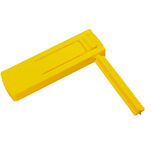Ratsche 'Supreme' , standard-gelb, Kunststoff, 15,00cm x 3,10cm x 15,00cm (Länge x Höhe x Breite), Bild 1