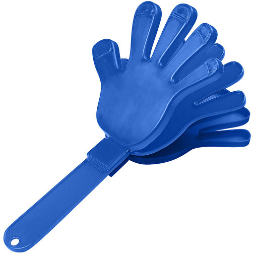 Klapper 'Hand', Einfarbig , standard-blau PP, Kunststoff, 26,50cm x 2,20cm x 14,20cm (Länge x Höhe x Breite), Bild 1