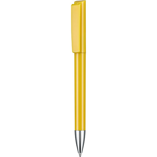 Kugelschreiber GLORY , Ritter-Pen, mais-gelb, ABS-Kunststoff, Messing, 14,20cm (Länge), Bild 1