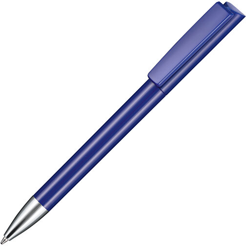Kugelschreiber GLORY , Ritter-Pen, nachtblau, ABS-Kunststoff, Messing, 14,20cm (Länge), Bild 2