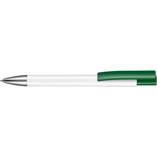 Kugelschreiber STRATOS , Ritter-Pen, minz-grün/weiß, ABS-Kunststoff, 14,50cm (Länge), Bild 3