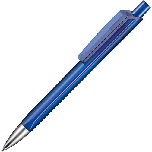 Kugelschreiber TRI-STAR TRANSPARENT , Ritter-Pen, royal-blau, ABS-Kunststoff, 14,00cm (Länge), Bild 2
