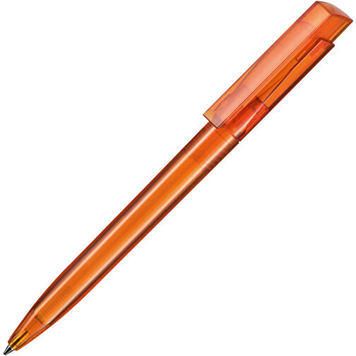 Kugelschreiber FRESH TRANSPARENT , Ritter-Pen, clementine, ABS-Kunststoff, 14,50cm (Länge), Bild 2