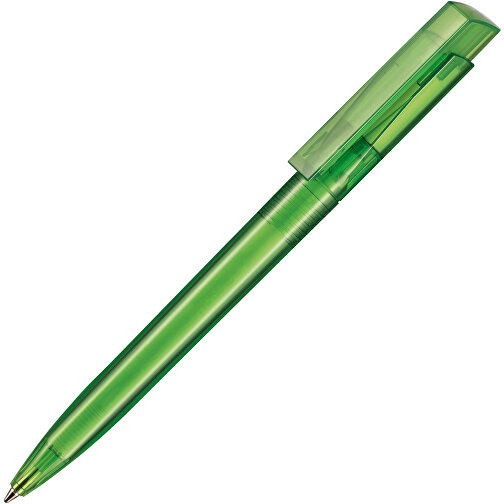 Kugelschreiber FRESH TRANSPARENT , Ritter-Pen, gras-grün, ABS-Kunststoff, 14,50cm (Länge), Bild 2
