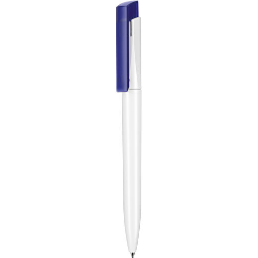 Kugelschreiber Fresh ST , Ritter-Pen, ocean-blau/weiß, ABS-Kunststoff, 14,50cm (Länge), Bild 1