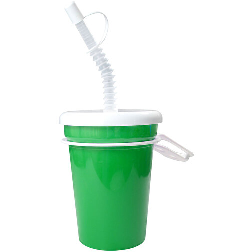 Trinkbecher 'Take Away' 0,3 L , standard-grün, Kunststoff, 11,80cm (Höhe), Bild 1