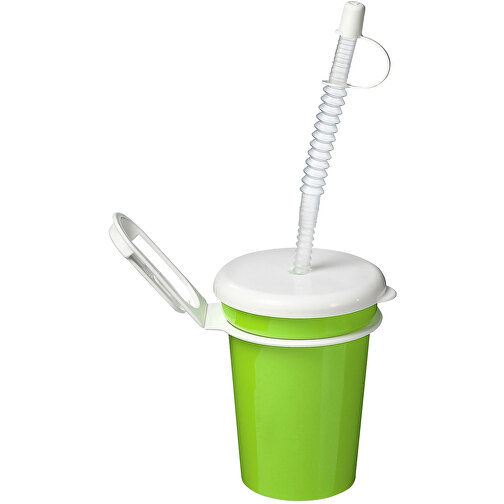 Trinkbecher 'Take Away' 0,3 L , grasgrün, Kunststoff, 11,80cm (Höhe), Bild 1