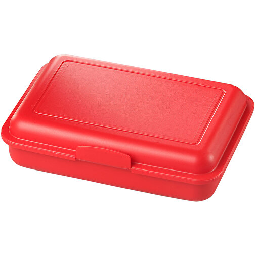 Vorratsdose 'School-Box' Junior , standard-rot, Kunststoff, 16,00cm x 4,10cm x 11,70cm (Länge x Höhe x Breite), Bild 1