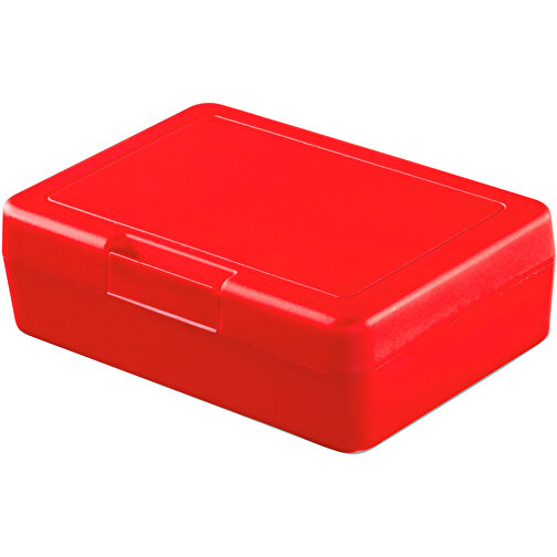 Vorratsdose 'Lunch-Box' , standard-rot, Kunststoff, 16,20cm x 5,00cm x 11,30cm (Länge x Höhe x Breite), Bild 1