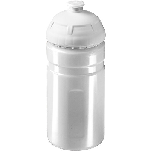 Trinkflasche 'Champion' 0,55 L , weiß, Kunststoff, 18,40cm (Höhe), Bild 1