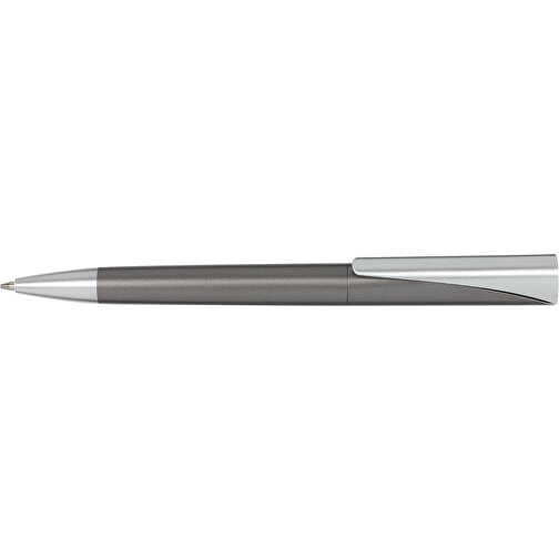 Kugelschreiber WEDGE , anthrazit, Kunststoff, 14,20cm (Länge), Bild 3