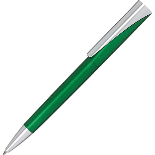 Kugelschreiber WEDGE , grün, Kunststoff, 14,20cm (Länge), Bild 2