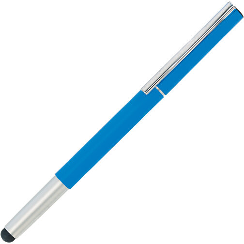 Kugelschreiber ELEGANT TOUCH , blau, Messing, 14,80cm (Länge), Bild 2