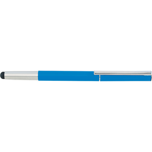 Kugelschreiber ELEGANT TOUCH , blau, Messing, 14,80cm (Länge), Bild 3