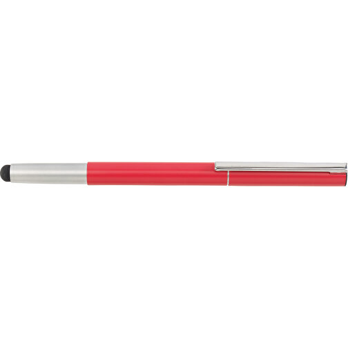 Kugelschreiber ELEGANT TOUCH , rot, Messing, 14,80cm (Länge), Bild 3