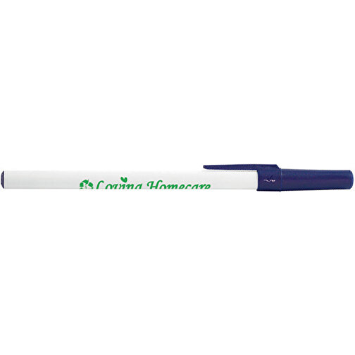 BIC® Ecolutions® Round Stic™ Kugelschreiber , BiC, marineblau/weiß, 70% Kunstoff recycelten, 1,20cm x 15,00cm (Länge x Breite), Bild 3