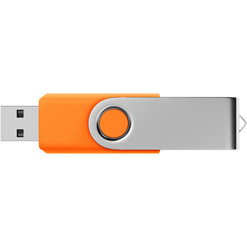 USB-Stick SWING 3.0 16 GB , Promo Effects MB , orange MB , 16 GB , Kunststoff, Metall MB , 10 - 45 MB/s MB , 5,70cm x 1,09cm x 1,90cm (Länge x Höhe x Breite), Bild 3