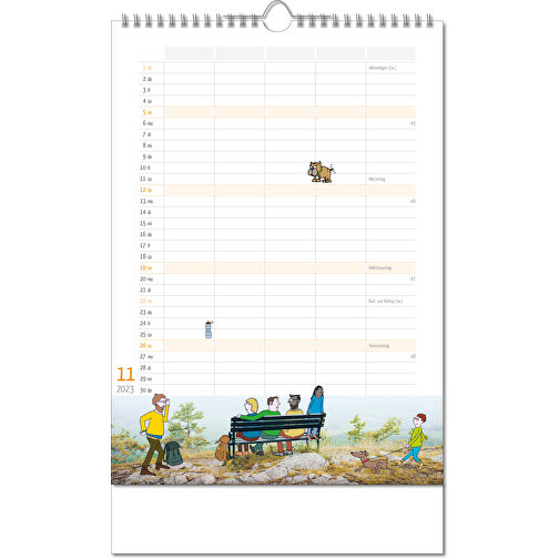 Kalender 'Family Planner' i formatet 24 x 38,5 cm, med Wire-O binding, Billede 12