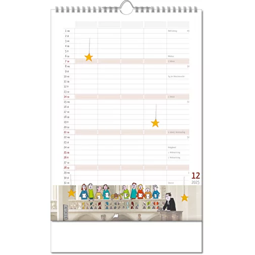 Calendrier 'Family Planner' au format 24 x 38,5 cm, avec reliure Wire-O, Image 13
