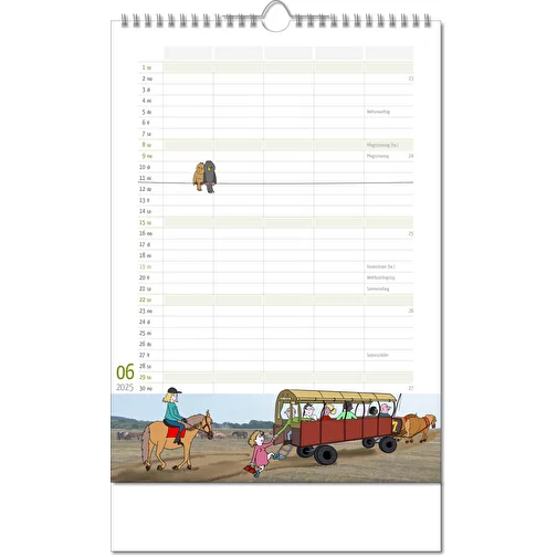 Calendrier 'Family Planner' au format 24 x 38,5 cm, avec reliure Wire-O, Image 7