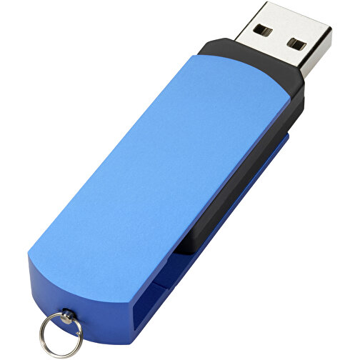 USB-Stick COVER 3.0 32GB , Promo Effects MB , blau MB , 32 GB , Kunststoff/Aluminium MB , 10 - 45 MB/s MB , 5,40cm x 0,85cm x 1,70cm (Länge x Höhe x Breite), Bild 3