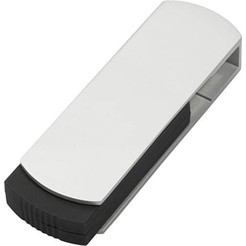 USB-Stick COVER 3.0 8GB , Promo Effects MB , silber / schwarz MB , 8 GB , Kunststoff/Aluminium MB , 10 - 45 MB/s MB , 5,40cm x 0,85cm x 1,70cm (Länge x Höhe x Breite), Bild 1
