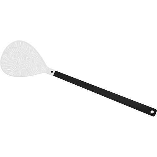 Fliegenklatsche 'Oval' , schwarz, weiß, PE+PS, 43,30cm x 0,50cm x 10,20cm (Länge x Höhe x Breite), Bild 1