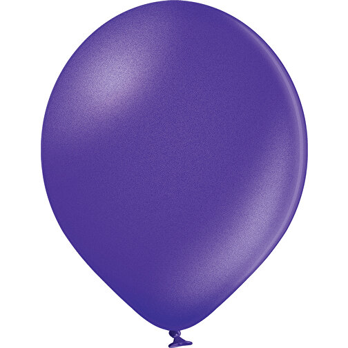 Luftballon 100-110cm Umfang , lila metallic, Naturlatex, 33,00cm x 36,00cm x 33,00cm (Länge x Höhe x Breite), Bild 1