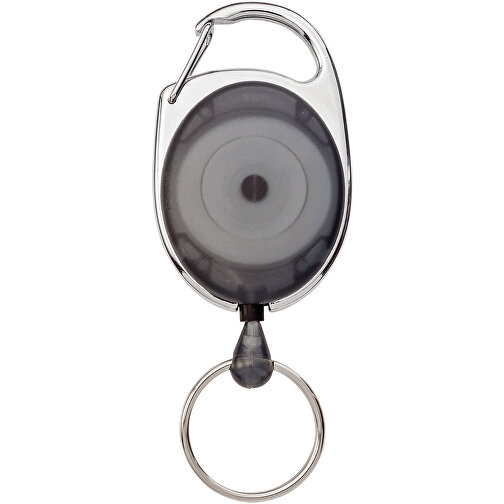 Gerlos Schlüsselkette Mit Rollerclip , schwarz, ABS Kunststoff, 3,50cm x 6,50cm x 1,00cm (Länge x Höhe x Breite), Bild 11