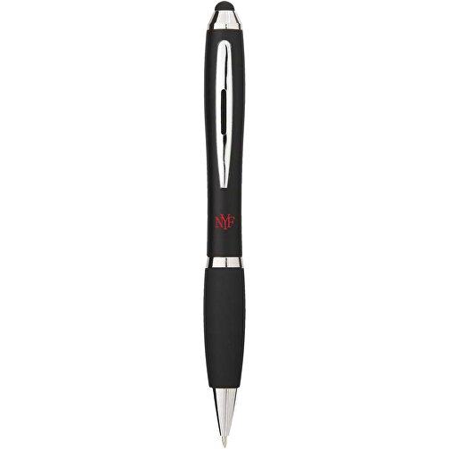 Nash Stylus Bunter Kugelschreiber Mit Schwarzem Griff , schwarz / schwarz, ABS Kunststoff, 13,70cm (Länge), Bild 4