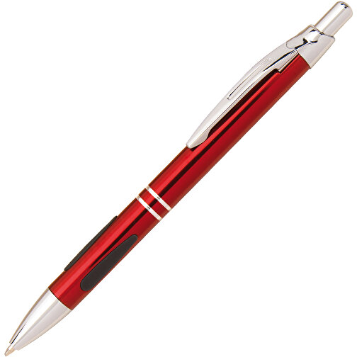 Alu-Druckkugelschreiber LUCERNE , rot, Aluminium, 14,20cm (Länge), Bild 2