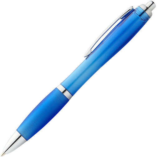 Nash Kugelschreiber Mit Farbigem Schaft Und Griff , aquablau, ABS Kunststoff, 14,00cm (Länge), Bild 3