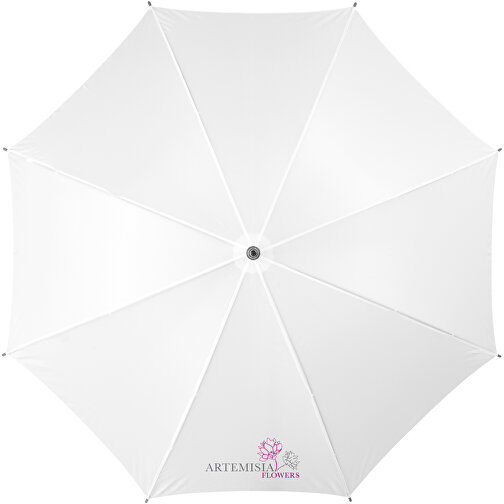 Jova 23' Regenschirm Mit Holzstange Und -griff , weiss, Polyester, 89,00cm (Höhe), Bild 3