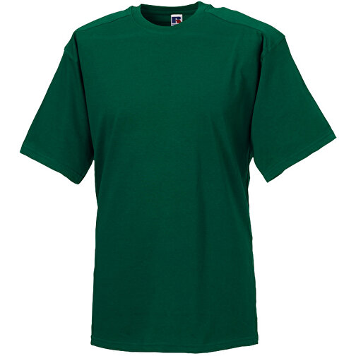 Workwear T-Shirt , Russell, flaschengrün, 100% Baumwolle, L, , Bild 1