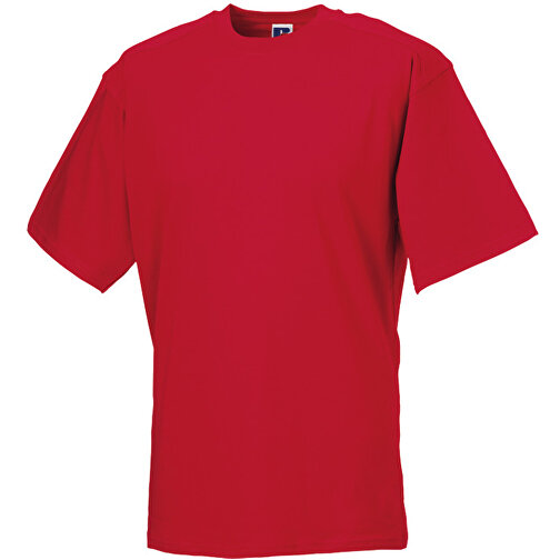 Workwear T-Shirt , Russell, rot, 100% Baumwolle, 2XL, , Bild 1