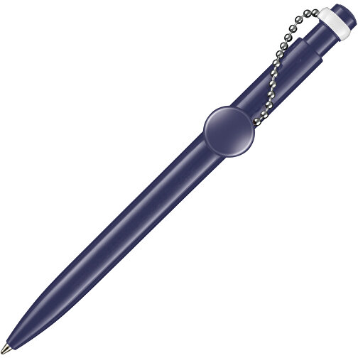 Kugelschreiber PIN PEN , Ritter-Pen, nachtblau, ABS-Kunststoff, 14,50cm (Länge), Bild 2