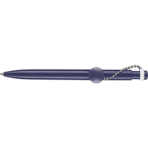 Kugelschreiber PIN PEN , Ritter-Pen, nachtblau, ABS-Kunststoff, 14,50cm (Länge), Bild 3