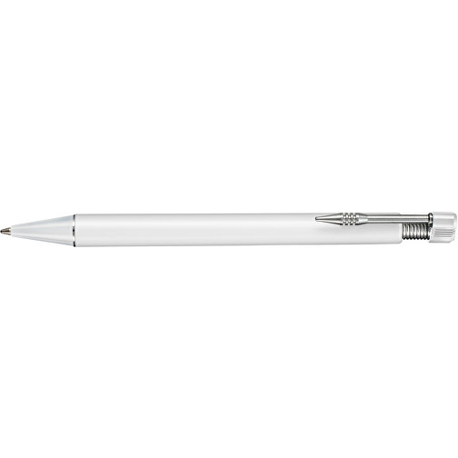 Kugelschreiber EMPIRE , Ritter-Pen, weiß, ABS-Kunststoff, 14,50cm (Länge), Bild 3