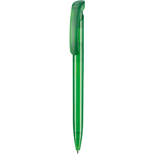 Kugelschreiber CLEAR TRANSPARENT , Ritter-Pen, limonen-grün, ABS-Kunststoff, 14,80cm (Länge), Bild 1