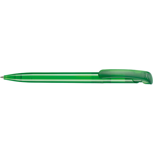 Kugelschreiber CLEAR TRANSPARENT , Ritter-Pen, limonen-grün, ABS-Kunststoff, 14,80cm (Länge), Bild 3