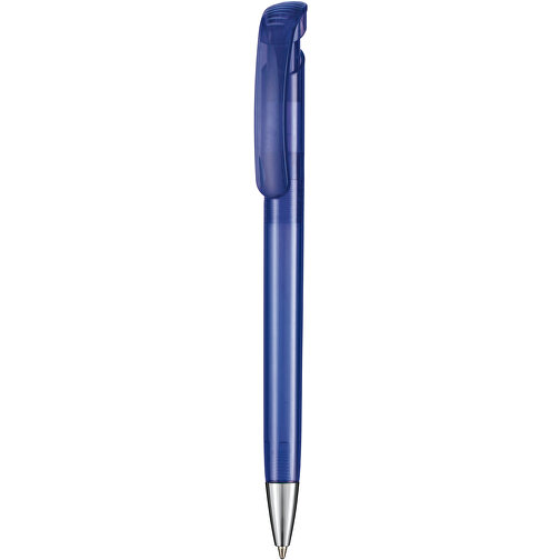 Kugelschreiber BONITA TRANSPARENT , Ritter-Pen, ocean-blau, ABS-Kunststoff, 14,80cm (Länge), Bild 1