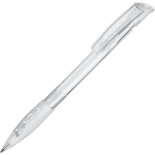 Kugelschreiber BUBBLE TRANSPARENT , Ritter-Pen, klar-transparent, ABS-Kunststoff, 14,40cm (Länge), Bild 2