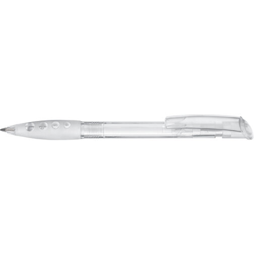 Kugelschreiber BUBBLE TRANSPARENT , Ritter-Pen, klar-transparent, ABS-Kunststoff, 14,40cm (Länge), Bild 3