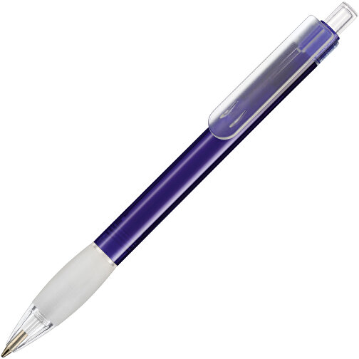 Kugelschreiber DIVA TRANSPARENT , Ritter-Pen, ocean-blau, ABS-Kunststoff, 13,60cm (Länge), Bild 2