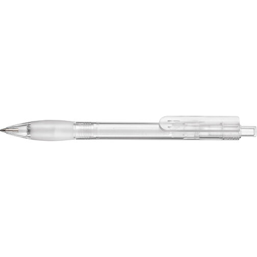 Kugelschreiber DIVA TRANSPARENT , Ritter-Pen, klar-transparent, ABS-Kunststoff, 13,60cm (Länge), Bild 3