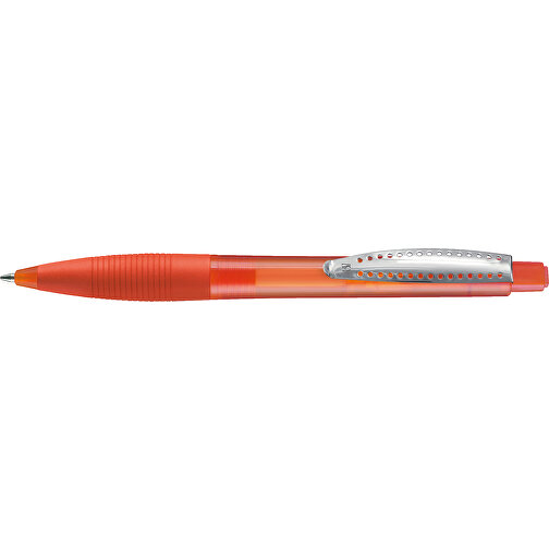 Kugelschreiber CLUB TRANSPARENT , Ritter-Pen, flamingo, ABS-Kunststoff, 14,20cm (Länge), Bild 3