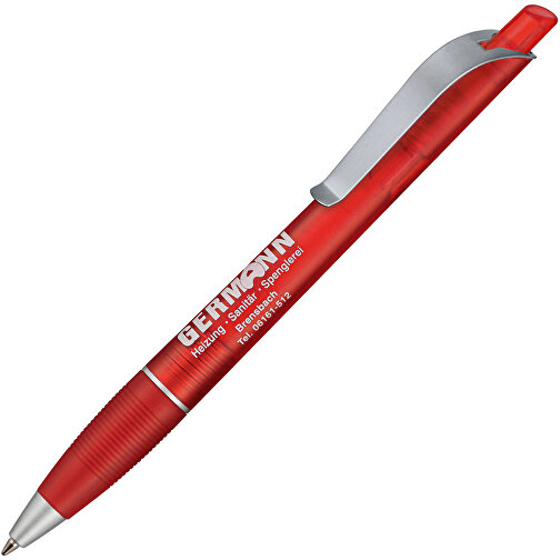 Kugelschreiber Bond Frozen , Ritter-Pen, feuer-rot, ABS-Kunststoff, 14,30cm (Länge), Bild 2