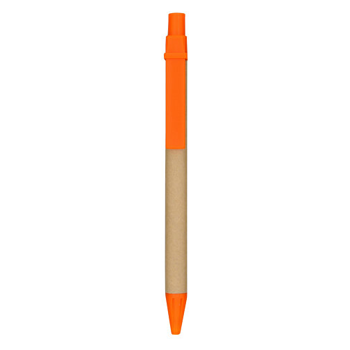 Kugelschreiber Helsinki , Promo Effects, orange, Pappe, Kunststoff, 13,80cm (Länge), Bild 1