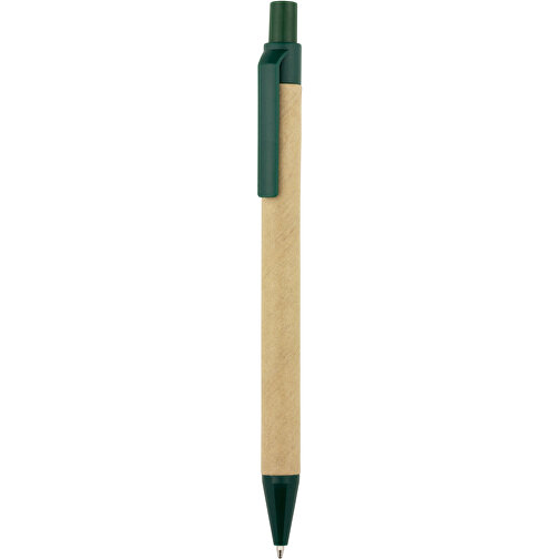 Kugelschreiber Kopenhagen , Promo Effects, grün, Pappe, Kunststoff, 13,80cm (Länge), Bild 1