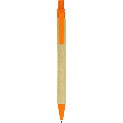 Kugelschreiber Kopenhagen , Promo Effects, orange, Pappe, Kunststoff, 13,80cm (Länge), Bild 2